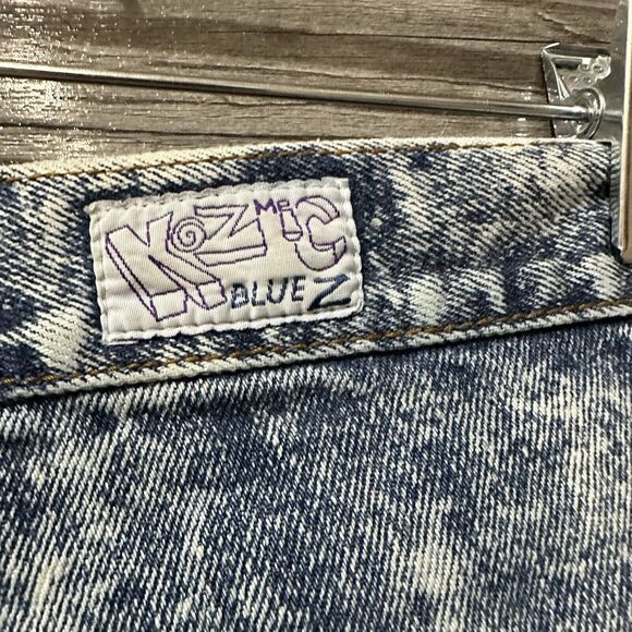Vintage kozmic blues jeans women’s Size 29 M Retro Acid Washed Distressed - Picture 9 of 10